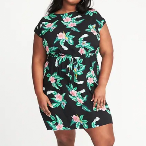 NWT: old navy Waist-Defined Plus-Size Dress - Picture 1 of 1
